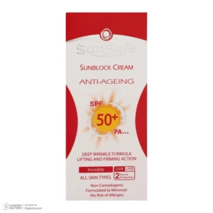 کرم ضد آفتاب بدون رنگ سان سیف SPF 50